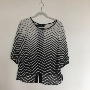 IZ Byer Sheer Blouse